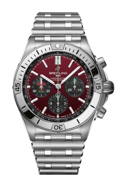 Review Breitling CHRONOMAT B01 42 SIX NATIONS WALES Replica watch AB0134A61K1A1